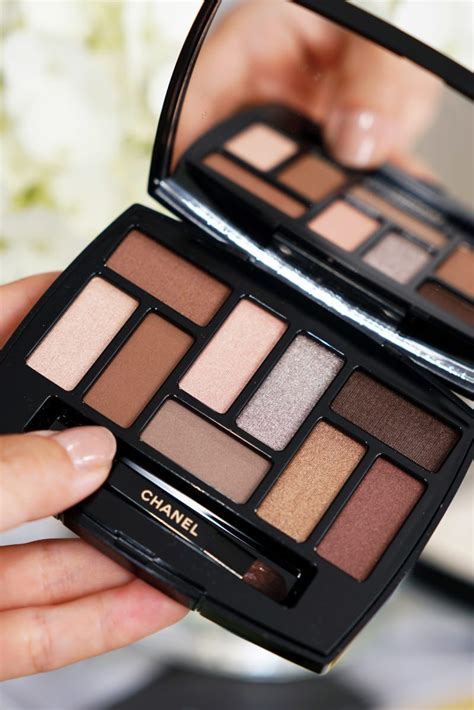 chanel les beiges eyeshadow intense|Chanel matte eyeshadow palette.